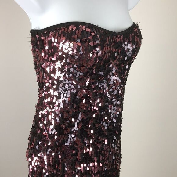 As U Wish Sequined Strapless Dress - Picture 3 of 6